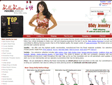 Tablet Screenshot of belly-button-piercings.com